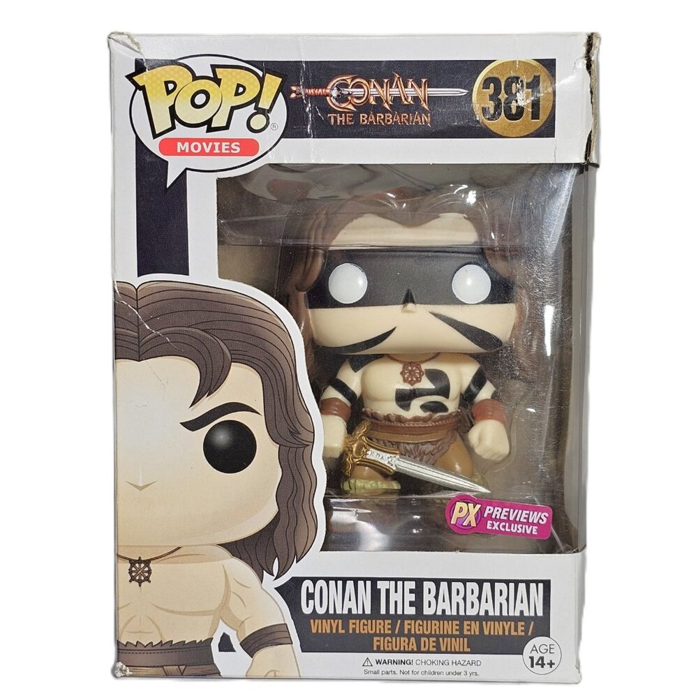 Funko POP! Conan the Barbarian Masked #381 PX Previews Exclusive DAMAGED BOX - Picture 1 of 10
